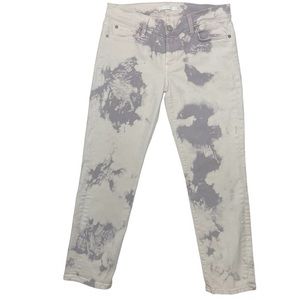 7 for all mankind  Roxanne  skinny purple cloud tie dye jeans sz 29